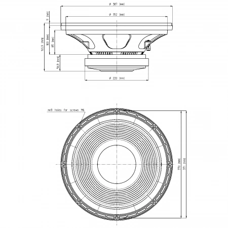 Изображение 3 (15' динамик с расширенным НЧ EIGHTEEN SOUND 15LW1500/8)