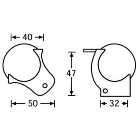 Изображение 2 (Уголок металлический со скобой ADAM HALL 4127)