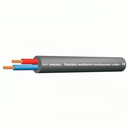 Колоночный ультрагибкий кабель Proel HPC624BK