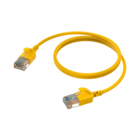 Изображение 1 (Тонкий патч-корд CAT6A U/UTP Procab CSD560Y/0.15)