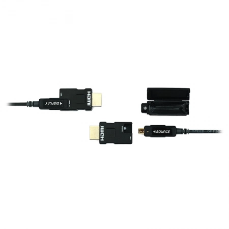 Изображение 1 (Гибридный кабель HDMI 2.0 (вилка-вилка) Opticis LHM2-PP-A0)