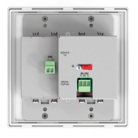 Изображение 2 (Настенная панель, кодер и передатчик Kramer WP-SW2-EN7/US-D(W))