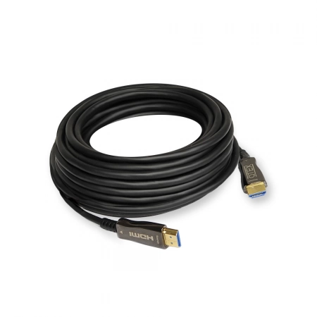 Активный гибридный кабель HDMI 2.0 Qtex HFOC-100-5