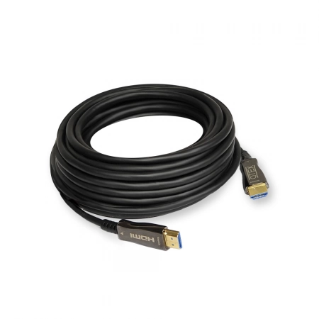 Активный гибридный кабель HDMI 2.0 Qtex HFOC-100-10