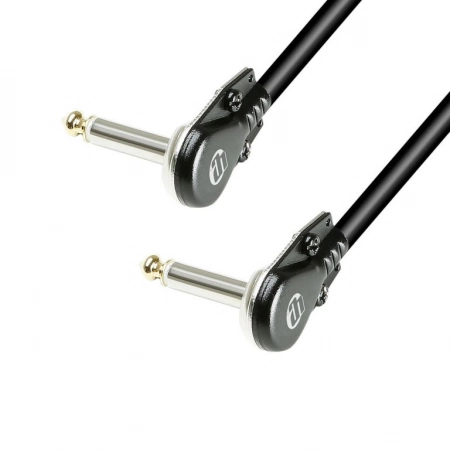 Изображение 1 (Патч-кабель инструментальный с плоскими разъемами (flat plugs) ADAM HALL K4IRR0100FL)