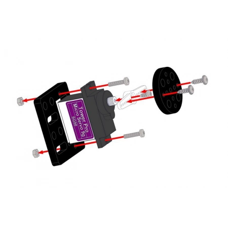 Изображение 3 (Модуль сервомотор Makeblock 9g Micro Servo Pack)