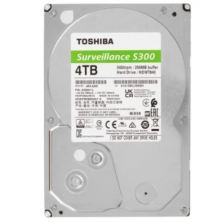 Изображение 2 (HDD жесткий диск Toshiba Surveillance S300  HDWT840UZSVA)