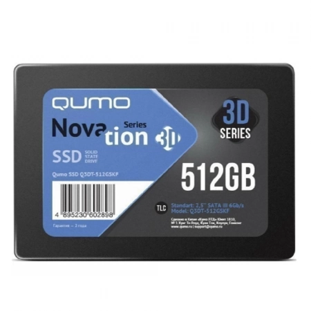 Изображение 2 (SSD диск QUMO Novation 3D TLC Q3DT-512GSKF)
