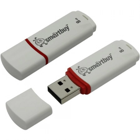 Флешка USB Flash SmartBuy SB8GBCRW-W