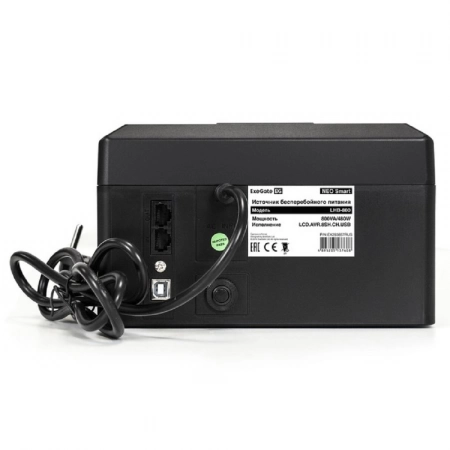 Изображение 2 (Источник бесперебойного питания ExeGate NEO Smart LHB-800.LCD.AVR.8SH.CH.USB(EX293857RUS))
