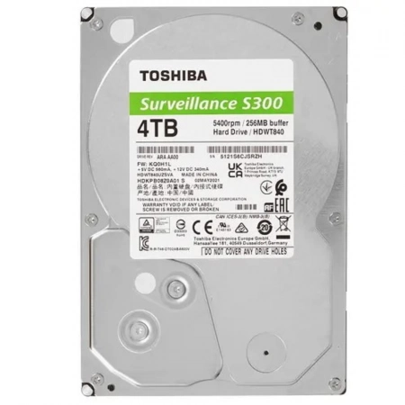 Изображение 1 (HDD жесткий диск Toshiba Surveillance S300  HDWT840UZSVA)