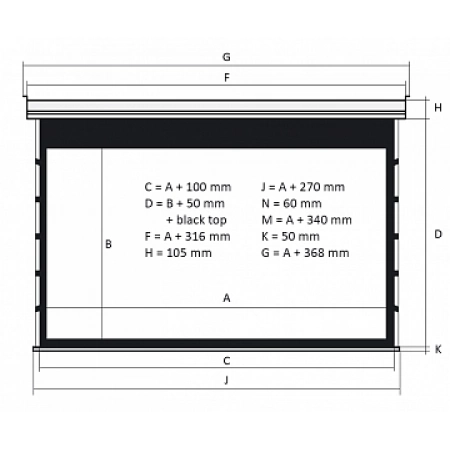 Изображение 3 (Экран с электроприводом Kauber Blue Label Tensioned BT Cinema BLTBT.169.300.PCS.CIN)