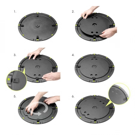 Изображение 12 (Стойка для акустических систем Gravity GSSPWBSET1W)