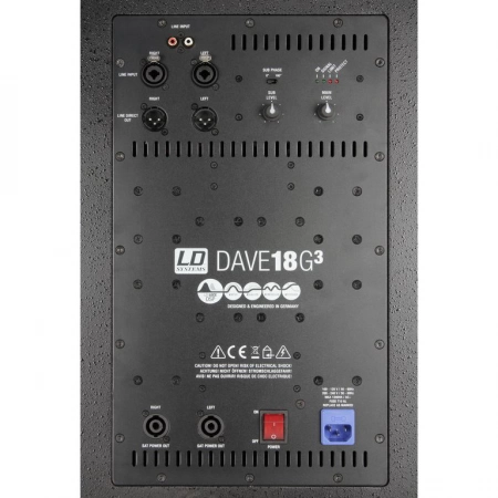 Изображение 12 (Компактный активный комплект PA-системы LD SYSTEMS LDDAVE18G3SETUP1)