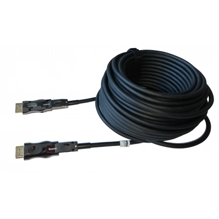 Изображение 1 (Активный гибридный оптоволоконный кабель HDMI со съемными разъемами, Aberman aHFC-8KD-30)