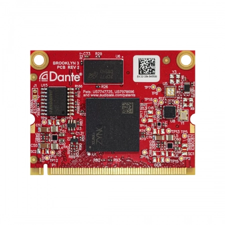 Физический сетевой интерфейс протокола DANTE (32x32 каналов) для установки в аудиоматрицу Luna-U Audac ANM88