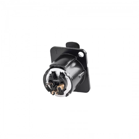Изображение 2 (Разъем XLR панельный, 3 контакта, гнездо, тип-D  					AVCLINK				 C3FD-LX-B)
