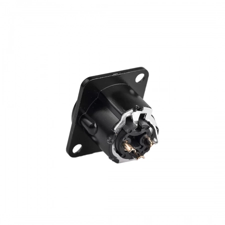 Изображение 2 (Разъем XLR панельный, 3 контакта, штекер, тип-D  					AVCLINK				 C3MD-LX-B)