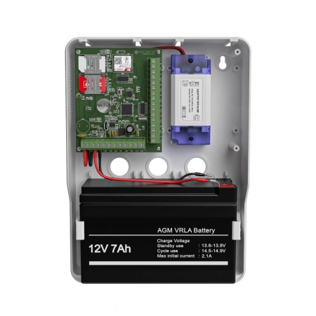 Панель охранная проводная Ритм Mega Light в корпусе (под АКБ 1,2-7 Ач с БРП 12V 1А)