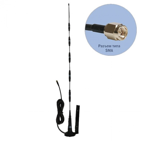 Антенна GSM на кронштейне Антей-Ко Антей 717 SMA 3м, на кронштейне, 14dB