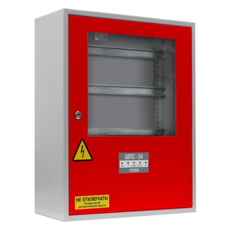 Шкаф пожарной сигнализации Болид ШПС-24 исп.21 Красная дверь