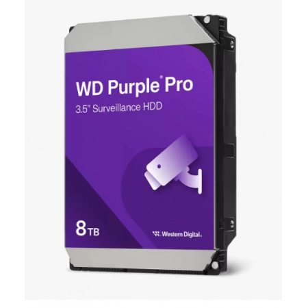 Жесткий диск (HDD) для видеонаблюдения Western Digital HDD 8000 GB (8 TB) SATA-III Purple (WD85PURZ)