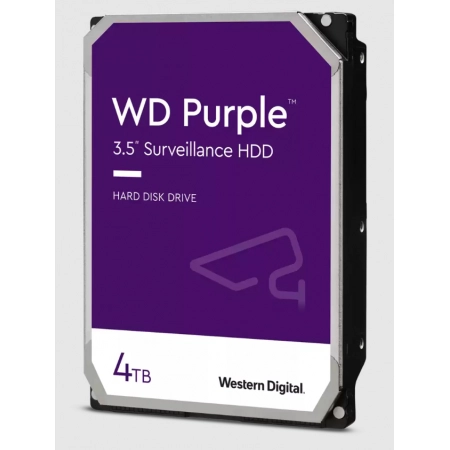 Жесткий диск (HDD) для видеонаблюдения Western Digital HDD 4000 GB (4 TB) SATA-III Purple (WD43PURZ)