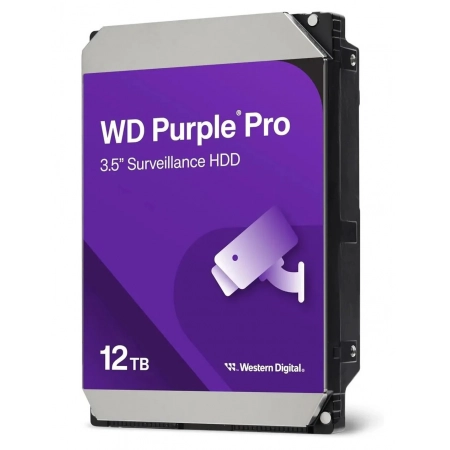 Жесткий диск (HDD) для видеонаблюдения Western Digital HDD 12000 GB (12 TB) SATA-III Purple Pro (WD122PURP)