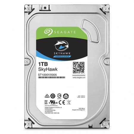 Жесткий диск (HDD) для видеонаблюдения Seagate HDD 1000 GB (1 TB) SATA-III SkyHawk (ST1000VX013)