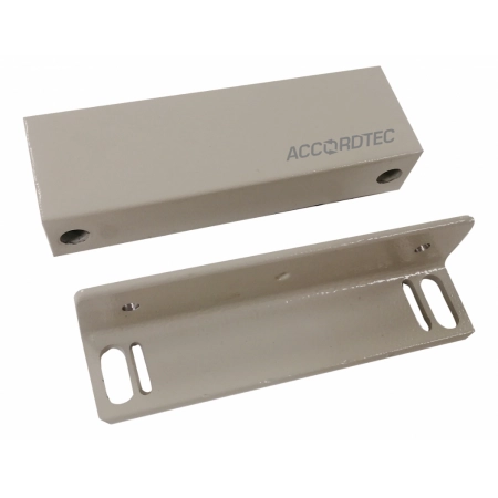 Замок электромагнитный 300кг Accordtec ML-300K с уголком