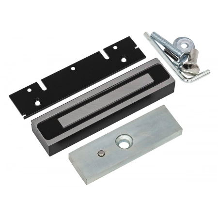 Замок электромагнитный 200 кг Accordtec ML-200K Premium Black с планкой