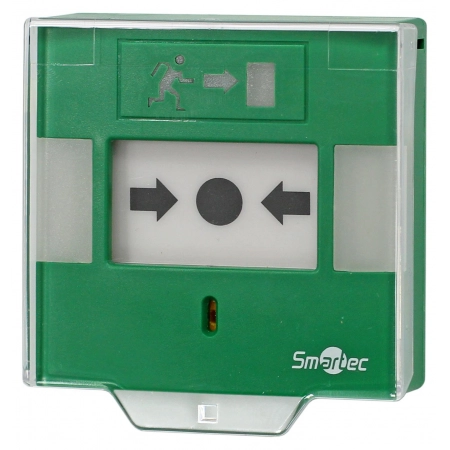 Устройство разблокировки двери с восстанавливаемой кнопкой активации Smartec ST-ER106DLS-GN