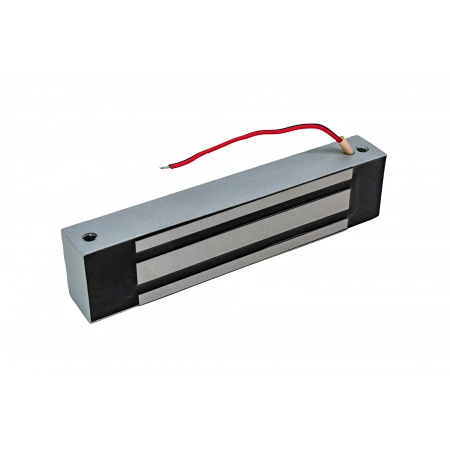 Электромагнитный влагозащищенный замок Accordtec ML-295K с уголком(серебряный металлик)