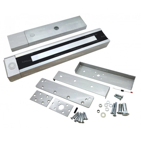 Влагозащищённый электромагнитный замок ALeko ALM-350FB-G-12/24V (серый)