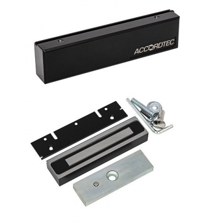 Электромагнитный замок премиум-класса ML-200K-3 Premium Grey с уголком Accordtec ML-200K-3 Premium Black с планкой