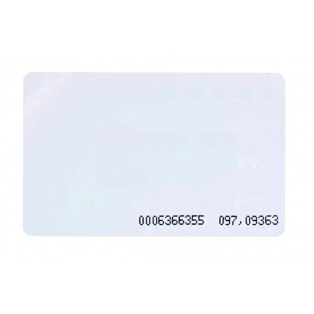 Карта proximity тонкая PRO US-0451EM карта Em-Marine 0,8мм (с номером) ПРЕМИУМ
