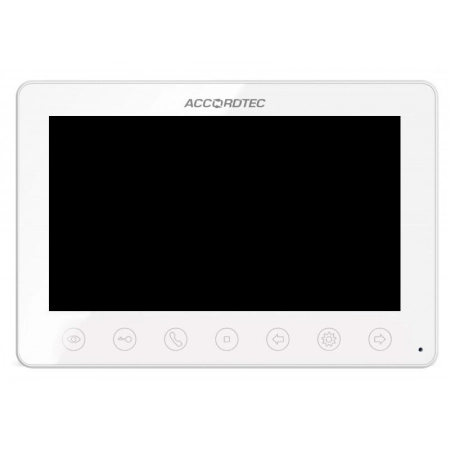 Монитор домофона цветной с функцией свободные руки Accordtec AT-VD751C/M/SD WH