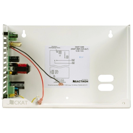 Изображение 3 (Источник вторичного электропитания резервированный Бастион СКАТ-1200 (СКАТ ИБП-12/5-2х7) (90))
