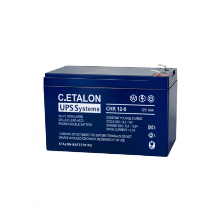 Аккумулятор герметичный свинцово-кислотный ETALON CHR 12-9