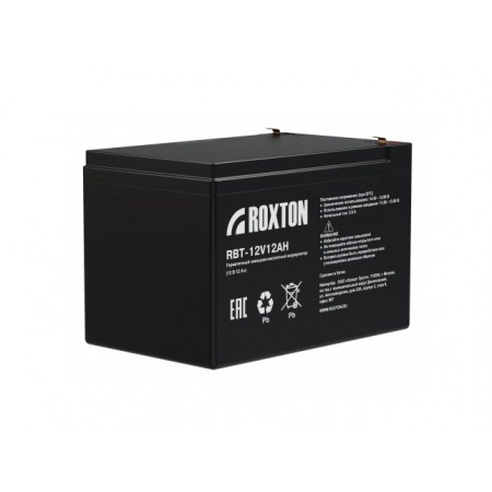Аккумулятор герметичный свинцово-кислотный Roxton RBT-12V12AH