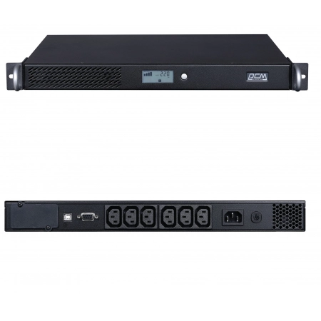 Источник бесперебойного питания POWERCOM Smart King Pro+ SPR-500 400Вт 500ВА черный