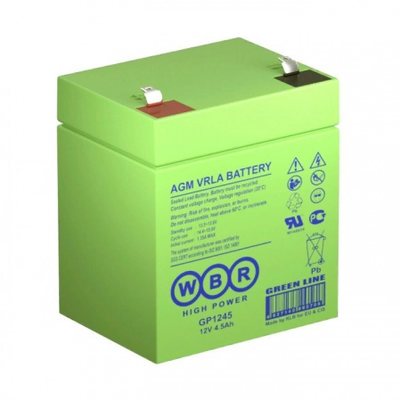 Аккумулятор герметичный свинцово-кислотный WBR GP1245