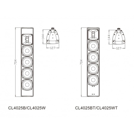 Изображение 2 (Двухполосная акустическая колонна FDB CL4025B)