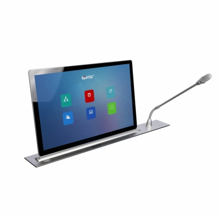Встраиваемый выдвижной монитор с микрофоном HTDZ HT-25215DT