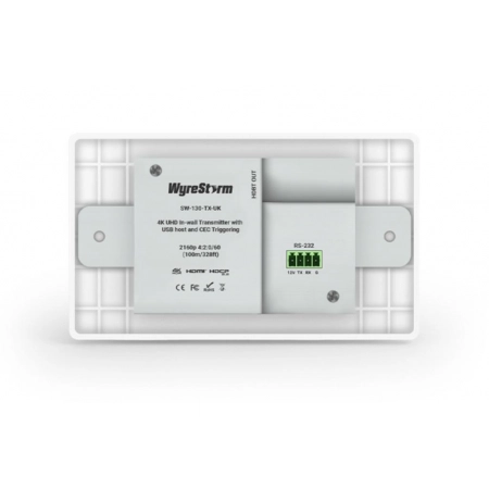 Изображение 2 (Настенный HDBT передатчик c 3 входами WYRESTORM SW-130-TX-UK)