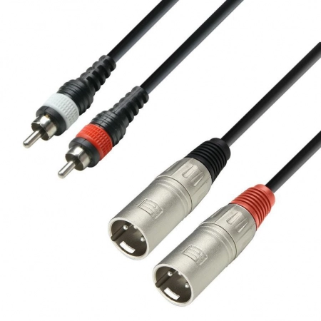 Двойной аудиокабель ADAM HALL K3TMC0600
