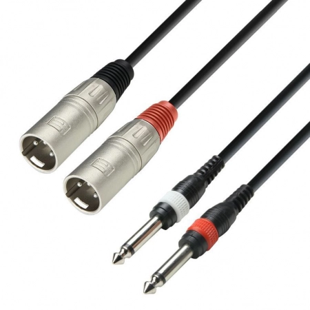 Двойной аудиокабель ADAM HALL K3TMP0600