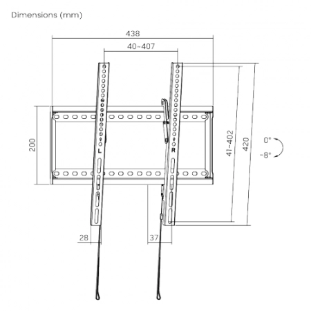 Изображение 2 (Настенное наклонное FIX LP72-44T)