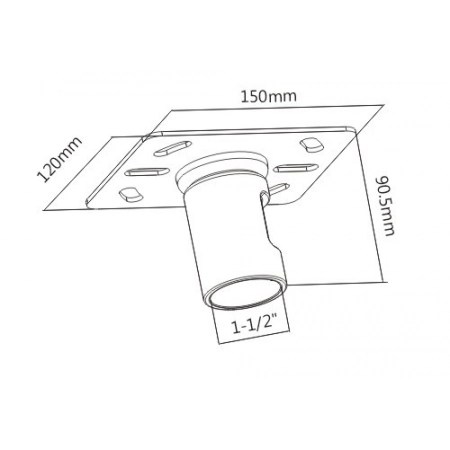 Изображение 2 (Потолочный адаптер FIX PLB-CE8-01)