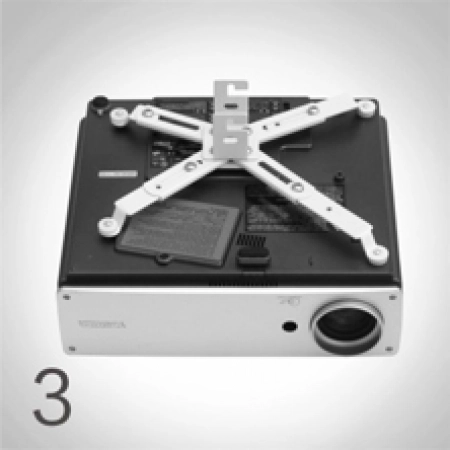 Изображение 3 (Потолочный кронштейн с телескопической штангой изменяющейся длины Classic Solution CS-PRS-2)